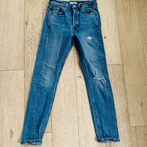 Levis 501 altered skinny jeans size 26x30